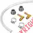 003672 Lowbrow Customs Gas Tank Fuel Sight Gauge Kit With Brass Fittings