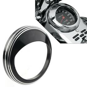 1880club 550728802139 5 Inch Speedometer Gauge Bezel Covers Trim Ring Visor For Harley Road Glide Custom