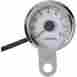 21-6911wk 2211-0122 Drag Specialties Polished 1-7 8in Electronic Tachometer White