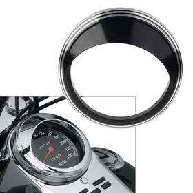 286452382523 5 Inch Speedometer Gauge Bezel Cover Trim Ring Visor For Harley Road Glide Custom