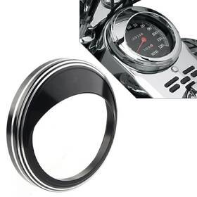 336854329432 5 Inch Speedometer Gauge Bezel Covers Trim Ring Visor Fit Harley Road Glide Custom