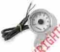 Tr-482516 4451491 Bikers Choice Electronic Led Mini Tachometer White Face