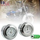 610877531967 Unbranded New Motorcycle Handlebar Mount Waterproof Dial Clock