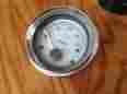 75187-01a Harley-davidson Oem Harley Touring Volt Guage Silver Face W Mount Bracket Xlnt Hd