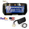 7593763014597 Unbranded Motorcycle Speedometer Odometer Gauge Backlight Cylinders Meter
