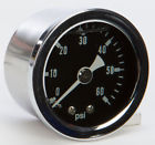 820-50906 Harddrive Oil Pressure Gauge Psi Universal Chrome