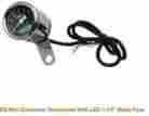 9176711 Drag Specialties Ds Mini Electronic Tachometer With Led 1-7 8 Black Face