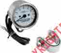 917674 Drag Specialties Ds Mini Electronic Tachometer 2.4 Chrome White Face