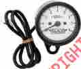 950439 Drag Specialties Ds Mini Electronic Tachometer 2.4 Black White Face