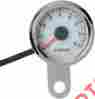 950441 Drag Specialties Ds Mini Elec Tachometer W Orange Needle 1-7 8 Pol White Face