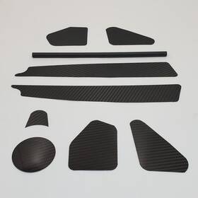 Ci-1056 Aeromach 9-piece Carbon Fiber Trim Kit For 2015 Indian Scout Models