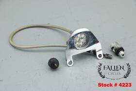 Aftermarket 17572-99 2007 Harley Softail Remote Oil Pressure Gauge Chrome #4223