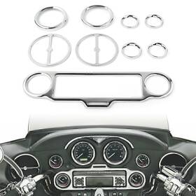 Air Rocket 432562474973 For Harley Electra Glide Street 1996-13 Radio Gauge Inner Fairing Trim Kit