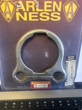 06-100 Arlen Ness Single Gauge Bracket For Narrow Glide Harley Fxr Dyna Sportster