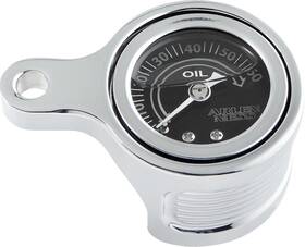 610-102 Arlen Ness Method Chrome Oil Pressure Gauge