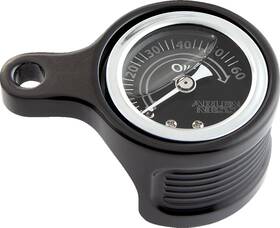610-103 Arlen Ness Method Black Oil Pressure Gauge