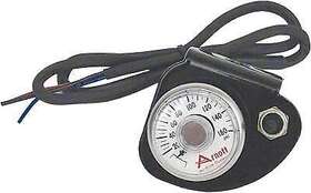 K-2637 Arnott Pressure Gauge With Toggle - Black