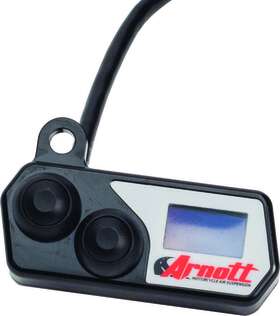 K-3114 Arnott Handlebar-mounted Led Pressure Gauge Controller For Shocks Black