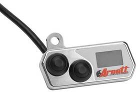 K-3115 Arnott Handlebar-mounted Led Pressure Gauge Controller For Shocks Chrome