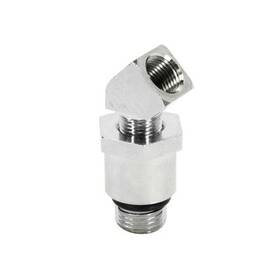 Bpd-85101 Bender Cycles Oil Pressure Gauge Adaptor - Chrome Fits 1970-later Harley Dav