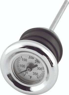 62688-87t Bikers Choice 490568 Bc Chrome Oil Tank Temp Gauge Harley 84-99 Softail 82-03 Xl