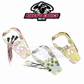 0kv5 Bikers Choice Mn/0kv5 Fat Bob Instrument Panel Base Plates For 1990-1995 Harley Kr