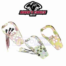 A330 Bikers Choice Mn/a330 Fat Bob Instrument Panel Base Plates For 1986-1987 Harley Ch