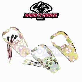 Mn3k Bikers Choice Mn/mn3k Fat Bob Instrument Panel Base Plates For 1970-1985 Harley Pm