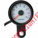 21-6911bwk Black Electronic 1-7 8in. Matte Drag Specialties White Tachometer