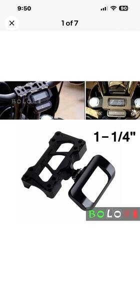 Hr-267-bk Bolonimotorsports T-bar Gauge Mount For Harley M8 Softail 2018-2022 With Our 1-1/4ftft Handlebar Riser Hr-267-bk Bolonimotorsports T-bar Gauge Mount For Harley M8 Softail 2018-2022 With Our 1-1/4ftft Handlebar Riser