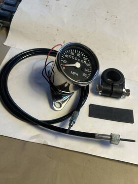 310434 Chrome Specialties Harley Davidson Mini Speedometer Kit 81-95 Fl Fxwg Softail 2240 60 Ratio