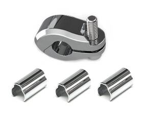 70606 Ciro Chrome Flag Mount For 1/2 Inch Diameter Tube Rail