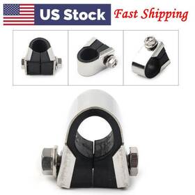 Comebestdealusa 211110888482 Speedo Clamp Gauge Rubber For 7/8 Inch 1 Handlebar Mounting Bracket Motorcycle