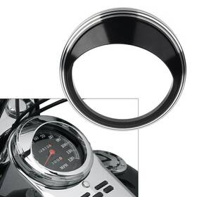 Comebestdealusa 612062303298 5 Inch Speedometer Gauge Bezel Covers Ring Visor Trim For Harley Road Glide Custom