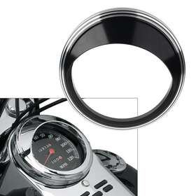 Comebuybestusa 310007695056 5 Inch Speedometer Gauge Bezel Covers Ring Visor Trim Fit Harley Road Glide Custom