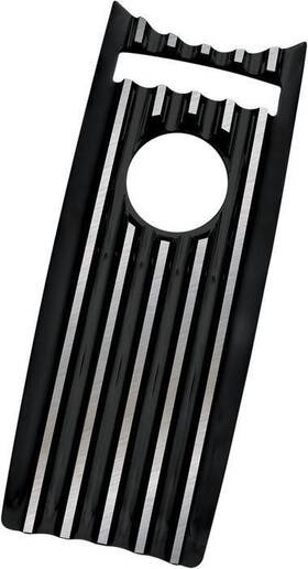 C1233-b Covingtons Finned Dash Insert Black Harley Davidson Road King/road King Classic