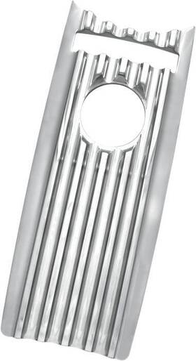C1233-c Covingtons Finned Dash Insert Chrome Harley Davidson Road King/road King Classic