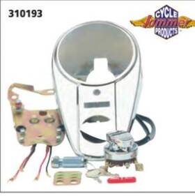 91-95fxd Custom Chrome 310193 2-light Dash Panel Mounting Kit For Harley Davidson 48-67 Fl 80-83 Fxwg