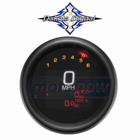 Dakota Digital Mn/9p4p Mlx Series Gauge For 2004-2010 Harley Davidson Fxd Dyna Rh