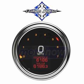 Mev9 Dakota Digital Mn/mev9 Mlx Series Gauge For 1996-2003 Harley Davidson Flhri Road Pe