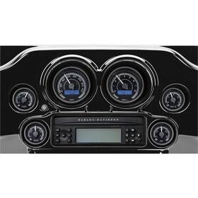 Mvx-8600-kg-k Dakota Digital Mvx 6-pack Gauge Set Black Black/gray Face #mvx-8600-kg-k