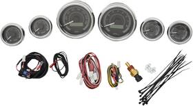Mvx-8604-wk-c Dakota Digital Mvx-8k Series Analog/digital 6-gauge Kit