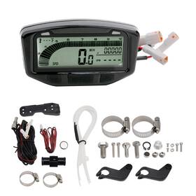 U027-a001 Darupsun Digital Speedometer Gauge Tachometer Odometer Fits For Honda Cg150 2010-2012 11