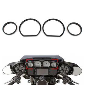 Dictorcoltd 550748545580 Instrument Board Gauge Bezel Kit Fit For Harley Touring Electra Glide 2014-2023