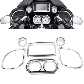 Dictorcoltd 550748608728 Inner Fairing Speedometer Radio Speaker Trim Fit For Harley Road Glide 2015-2022