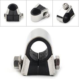 Dictorcoltdusa 310002346182 Motorcycle Speedo Clamp Gauge Rubber For 7/8 Inch 1 Handlebar Mounting Bracket Us