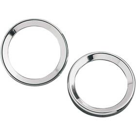 144254 Drag Specialties Ds Instrument Gauge Bezels 3 5/8 Inch Chrome Harley Davidson Electra Glide 1996-1999