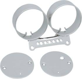 144263 Drag Specialties Ds Dual Instrument Gauge Bracket Chrome Harley Davidson Sportster/dyna #144263