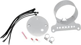 144264 Drag Specialties Ds Single Instrument Gauge Bracket Chrome Harley Davidson Sportster/dyna #144264