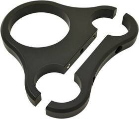 17145356 Drag Specialties T-bar Single Gauge Mount For Mini 1.25 Inch Flat Black